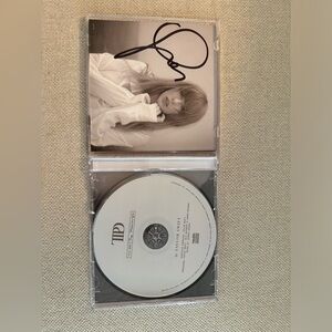 Taylor Swift TTPD CD With Hand Signed Photo